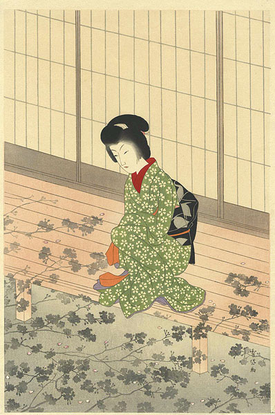 Komura Settai “灯影（櫻蔭）”