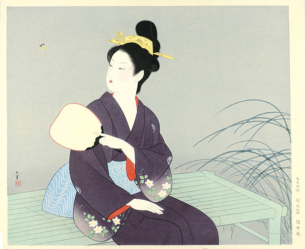 上村松園「蛍」