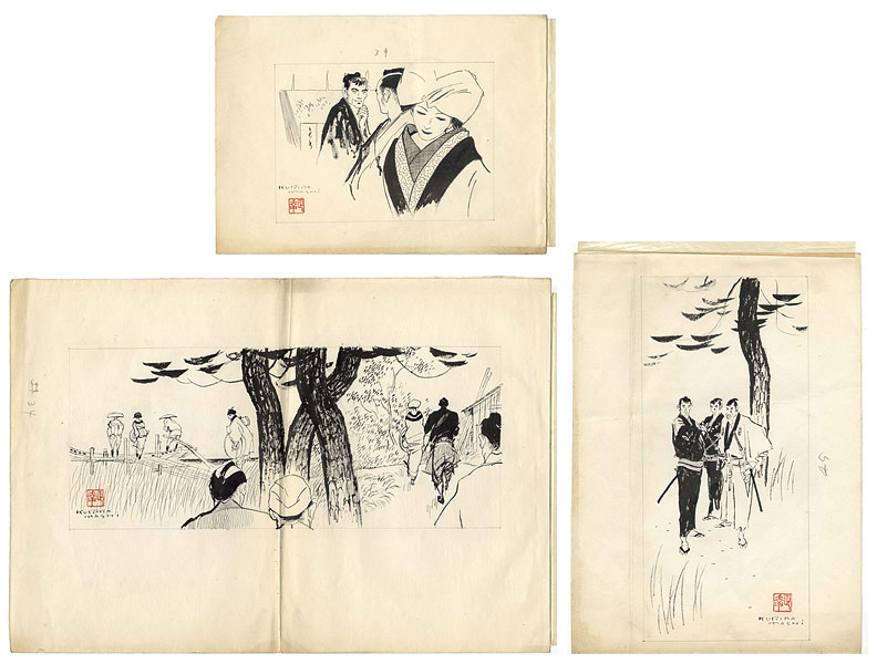 Kuribayashi Masayuki “自筆画稿”