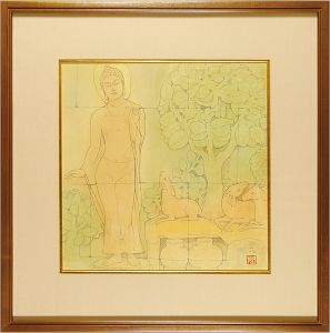 Yamanaka Yukito / 自筆画  釈尊図（仮）