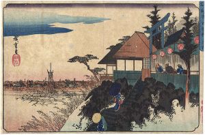 広重初代「東都名所　神田明神東阪」