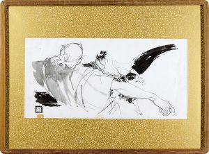 岩田専太郎「自筆挿絵」