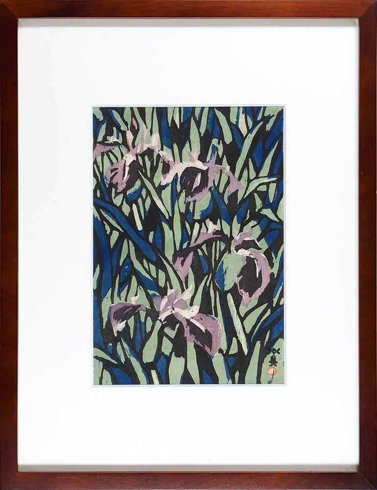 川西英「菖蒲（仮題）」