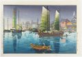 瀬戸内海 明石の港
