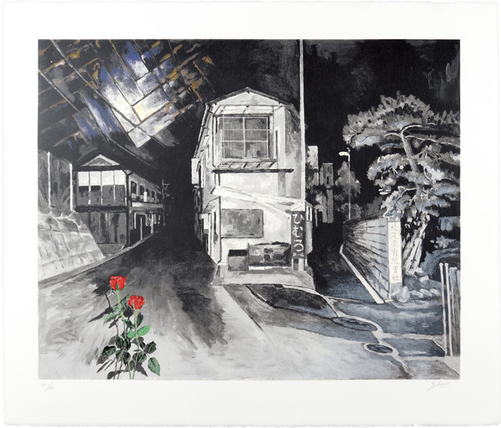 Yokoo Tadanori “A Dark Night's Passing : Floor and Rose”