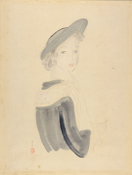 Togo Seiji “Painting : A Lady”