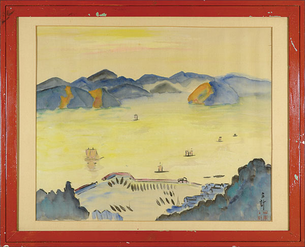 Yamagishi Kazue “Painting : The view of Setouchi”