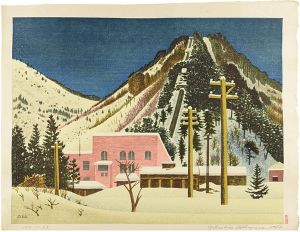 雪の発電所