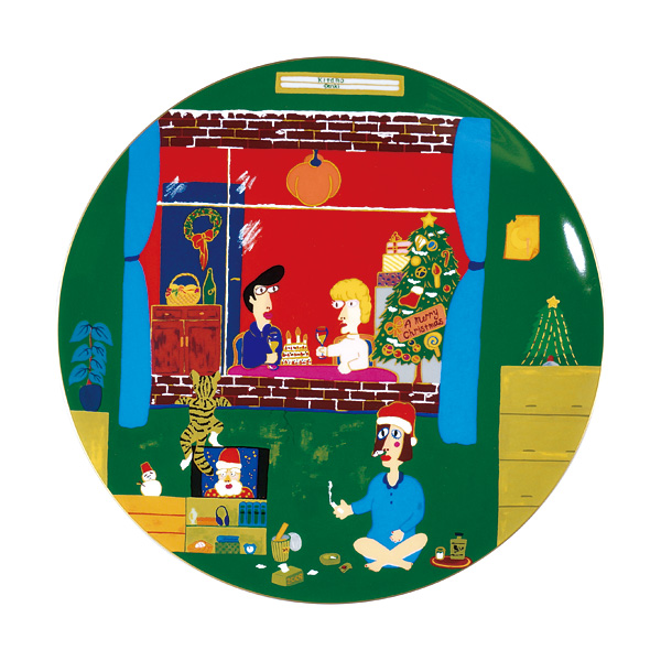 北野武（ビートたけし）「『アート オブ クリスマス Namiki 2009』 オリジナルイヤーズプレート」