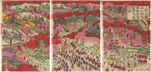 春暁「上野公園第三回内国勧業博覧会弌覧之図」