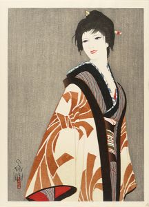 Iwata Sentaro / Compilation of Masterpieces of Bijin Woodblock Prints / Flow of Stars