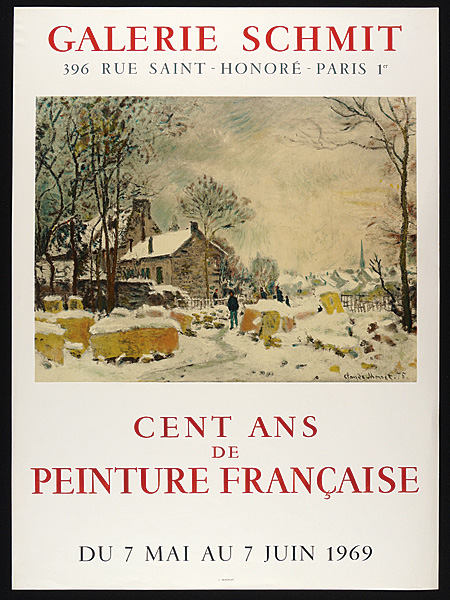 「海外展覧会『フランス絵画の百年』ポスター」