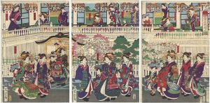 芳虎「新吉原金瓶樓之図」