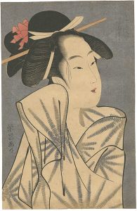 栄昌「郭中美人競　笹屋春日野【復刻版】」