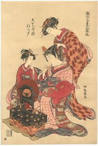 湖龍斎「雛形若菜の初模様　大かなや内住乃戸【復刻版】」