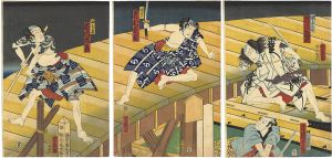 芳幾「慈江戸小腕達引」
