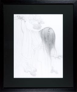 天明屋尚「自筆画稿 幽霊図（下図）」