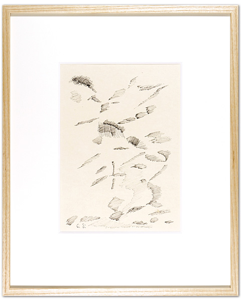 瑛九「自筆画」