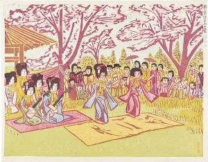 前川千帆「越後悠久山の花」