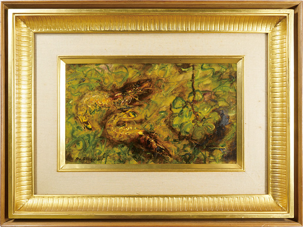 Miyamoto Saburo “Prawns and Grape”