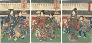 芳員「東都繁栄之図」