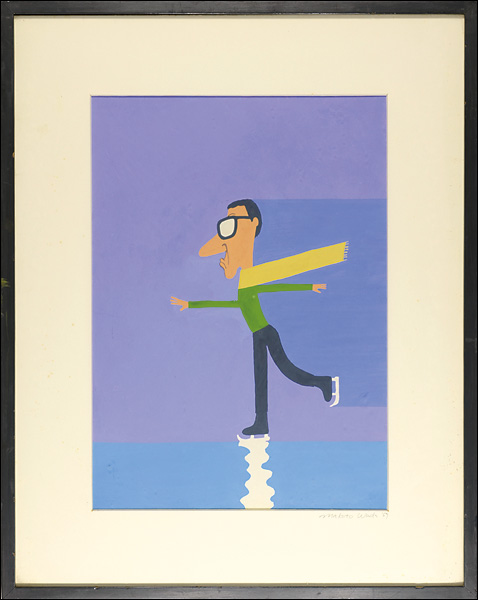 Wada Makoto “Painting :Ice Skating (tentative title) ”