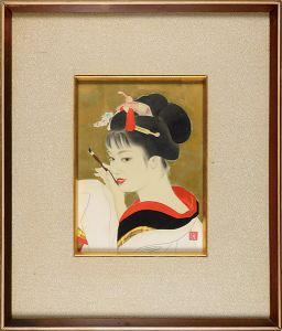 自筆画 初春
