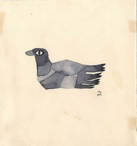 堀文子「自筆画稿」