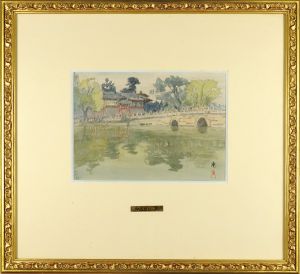 自筆画　北京北海公園