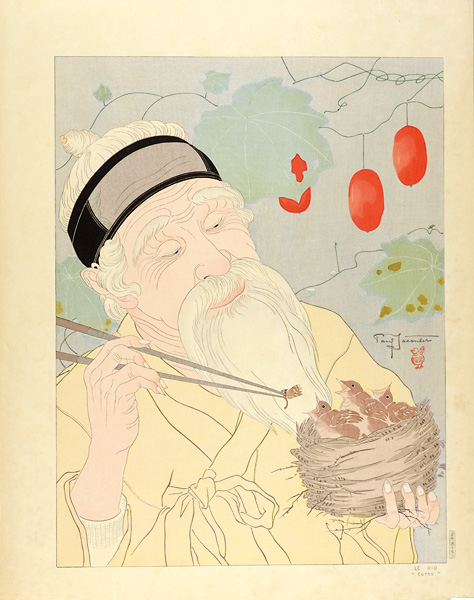 Paul Jacoulet	 “世界風俗版画集 巣（朝鮮）”