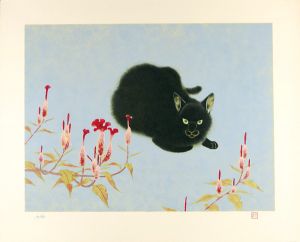 Yamaguchi Kayo / Flower and Cat