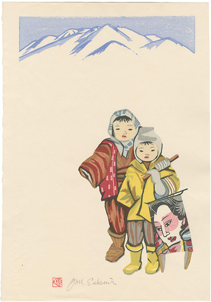 Sekino Junichiro “八甲田山と凧”