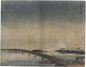 Unknown / Doro-e : Eidaibashi [泥絵　永代橋]