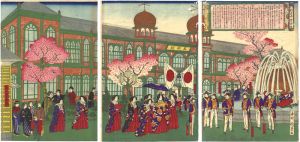 Kunimatsu / The Second National Industrial Exhibition at Ueno Park [第二回勧業博覧会図]