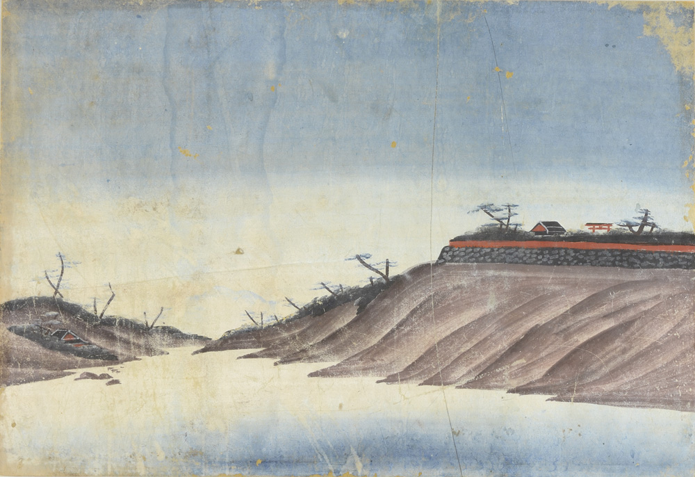 作者不詳「泥絵　風景」
