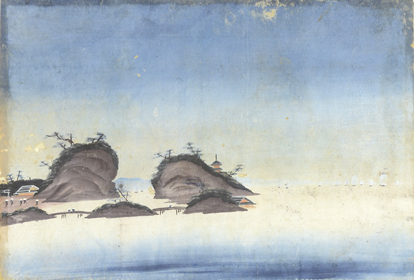 作者不詳「泥絵　海浜奇勝」