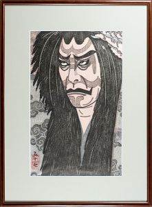 Onoe Kikugoro VII as the spirit of the spider in 