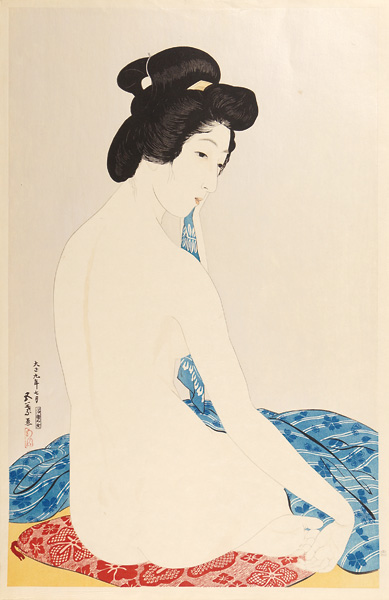 Hashiguchi Goyo “Woman after a bath 【Reproduction】 ”