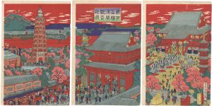 Kuniteru III / 東京名勝浅草観音之図 [東京名勝浅草観音之図]