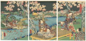 Toyokuni III / 花宴紫面影 [花宴紫面影]