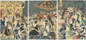 芳幾「天王御祭礼之図」