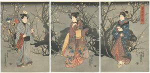 豊国三代「春色花の魁」