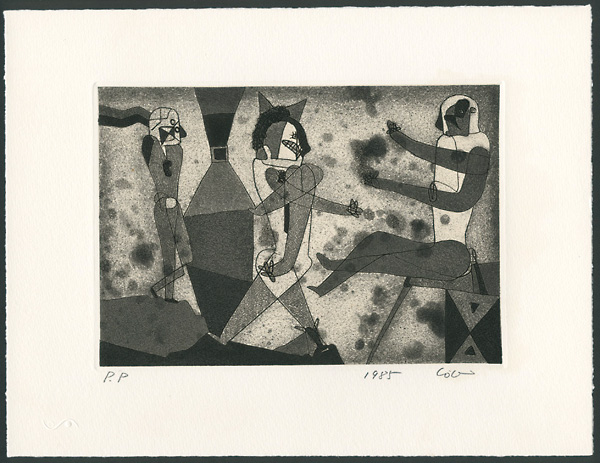 谷川晃一「銅版画集『ガソリン・オペラ』より」