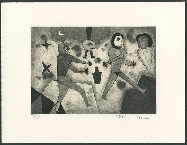 谷川晃一「銅版画集『ガソリン・オペラ』より」