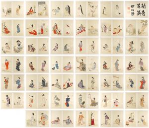 Yukawa Shodo / One Hundred Beauties Depicting Modern and Ancient Manners