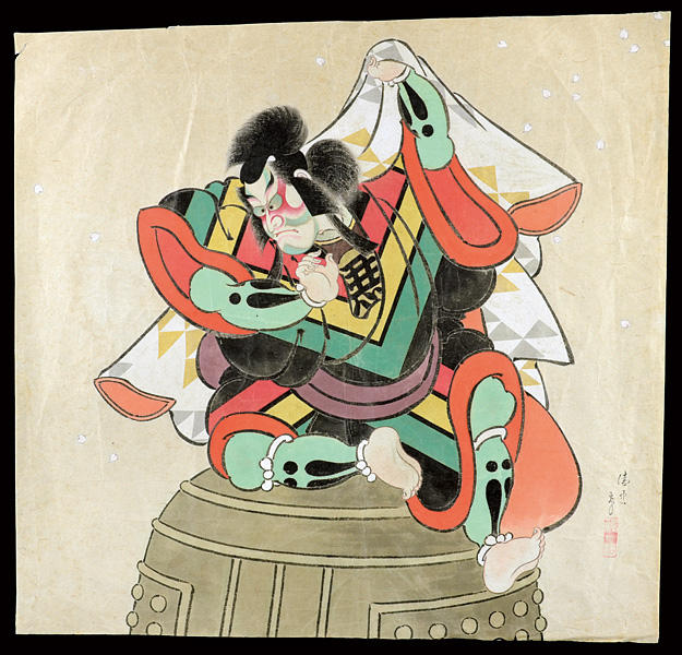 鳥居清忠「自筆画 役者絵」