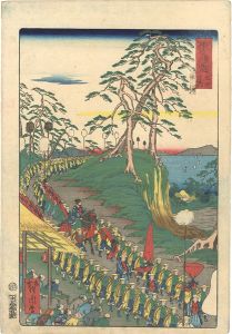 Kyosai / Scenes of Famous Places along the Tokaido Road / Nanko [東海道名所之内 南湖]