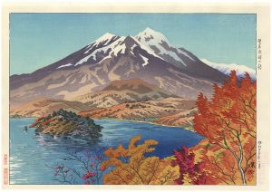 信濃十景　 野尻湖畔の秋