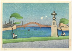 Ushijima Noriyuki / Eidaibashi Bridge in Late Spring