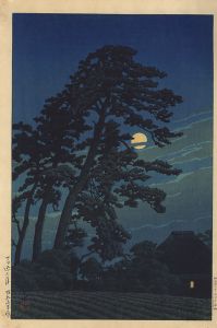東京二十景　馬込の月